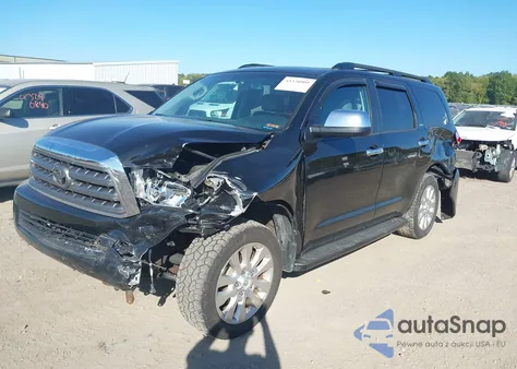 2014 Toyota Sequoia Platinum 5.7L V8 из США, поврежденный, VIN 5TDDY5G19ES098357